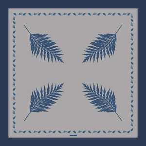 Diseño pañuelo azul